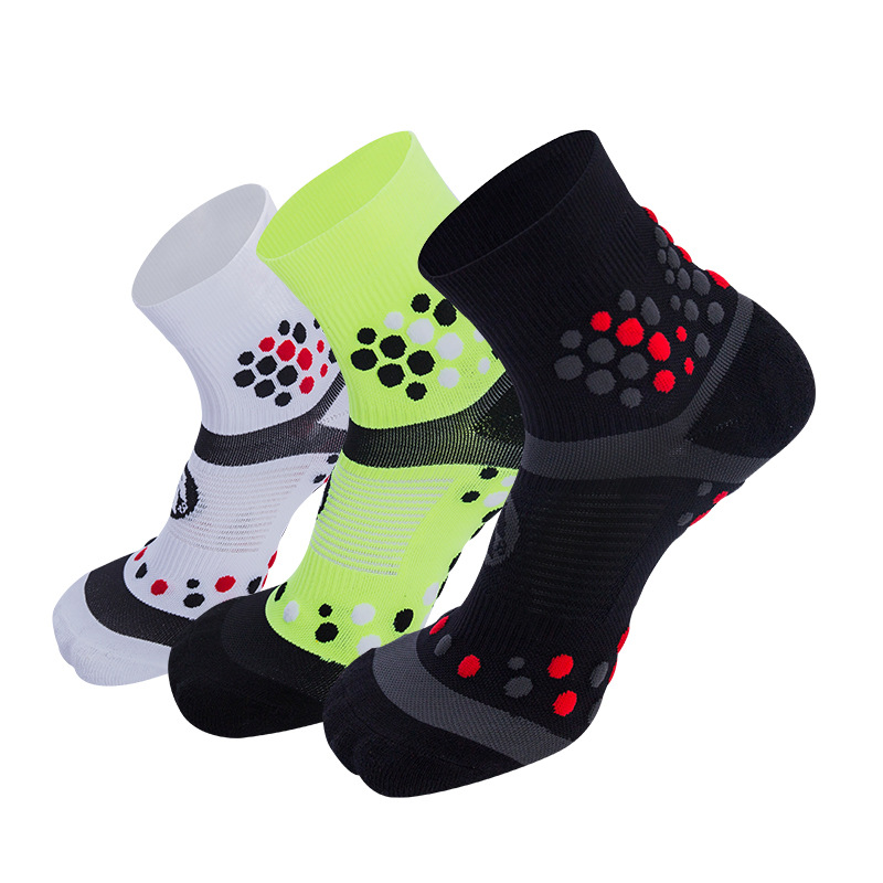 3 Pairs Short Walking Ankle Socks Outdoor Sports Socks Towel Bottom Breathable Wicking Socks for Swelling